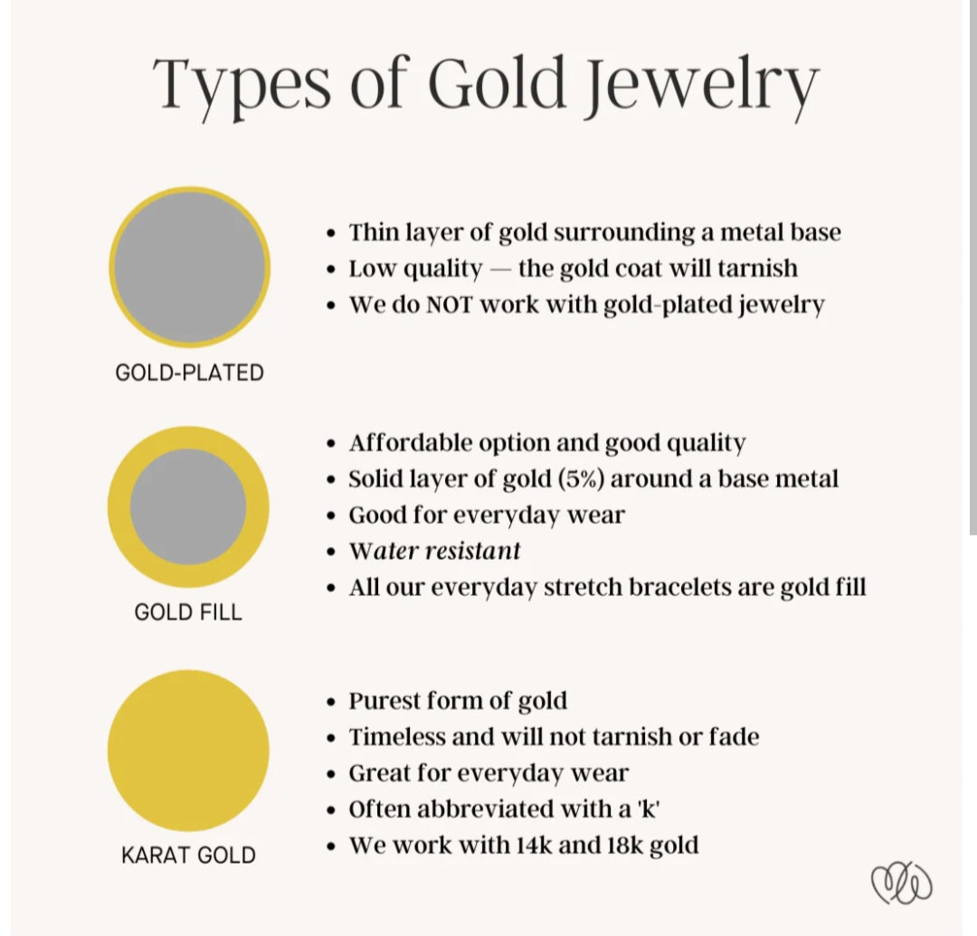 14K Gold Filled Chain Ring