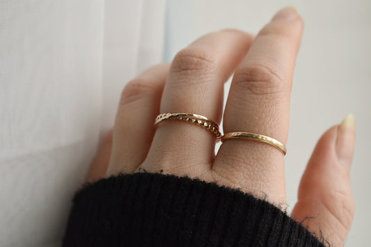 14k Gold Fill Interlocking Ring