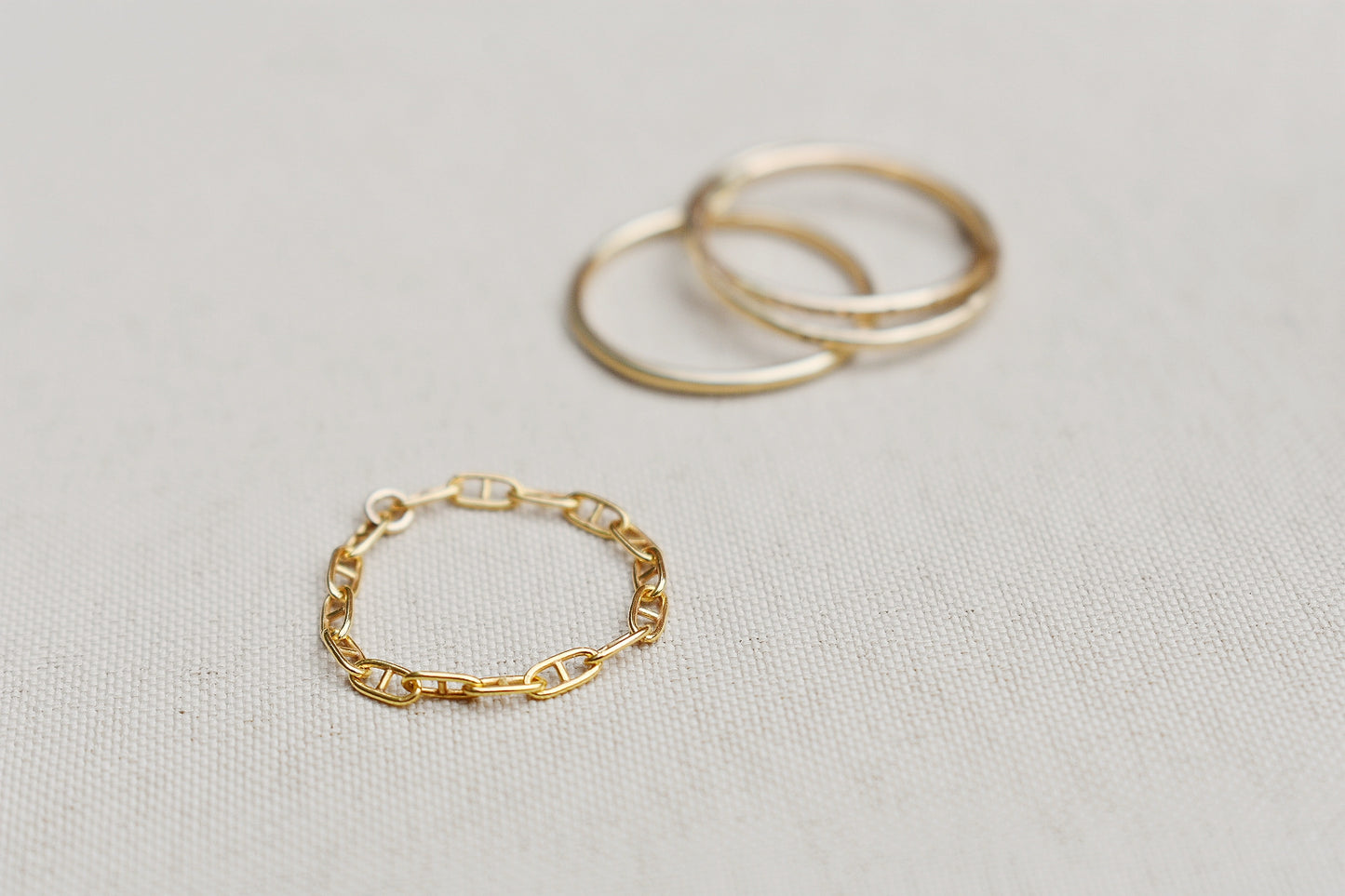 14K Gold Filled Chain Ring