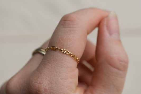14K Gold Filled Chain Ring