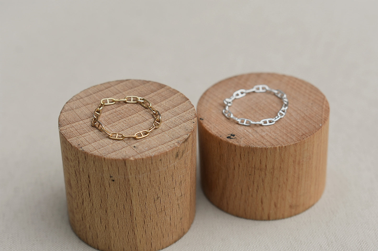 Sterling Silver Chain Ring