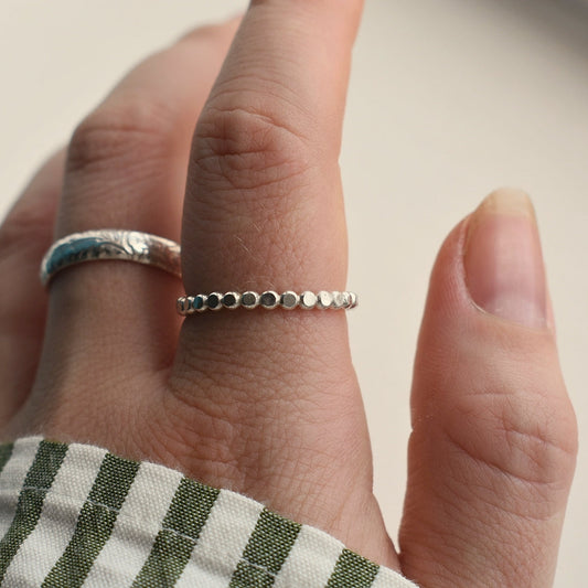 Sterling Silver Bubble Ring