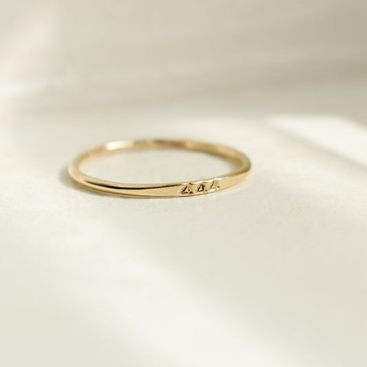 Personalised Angel Number Ring