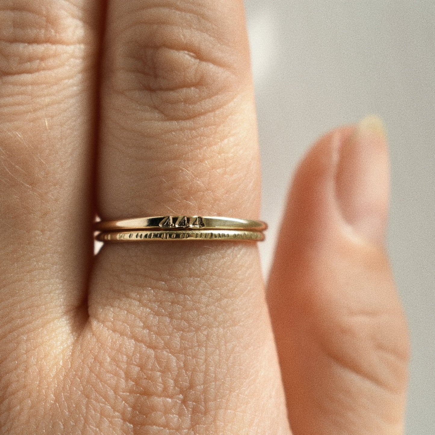 Personalised Angel Number Ring