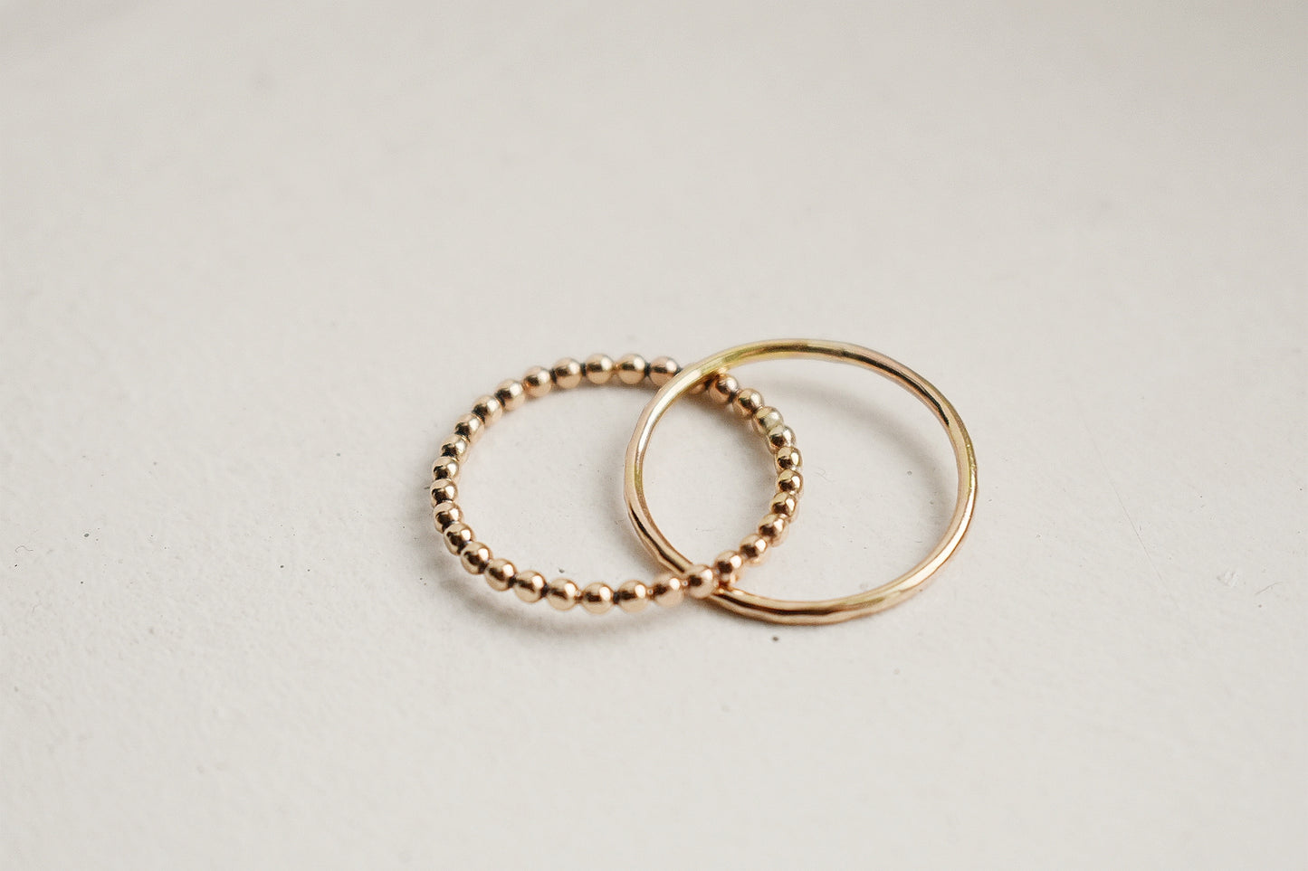14k Gold Fill Interlocking Fidget Ring