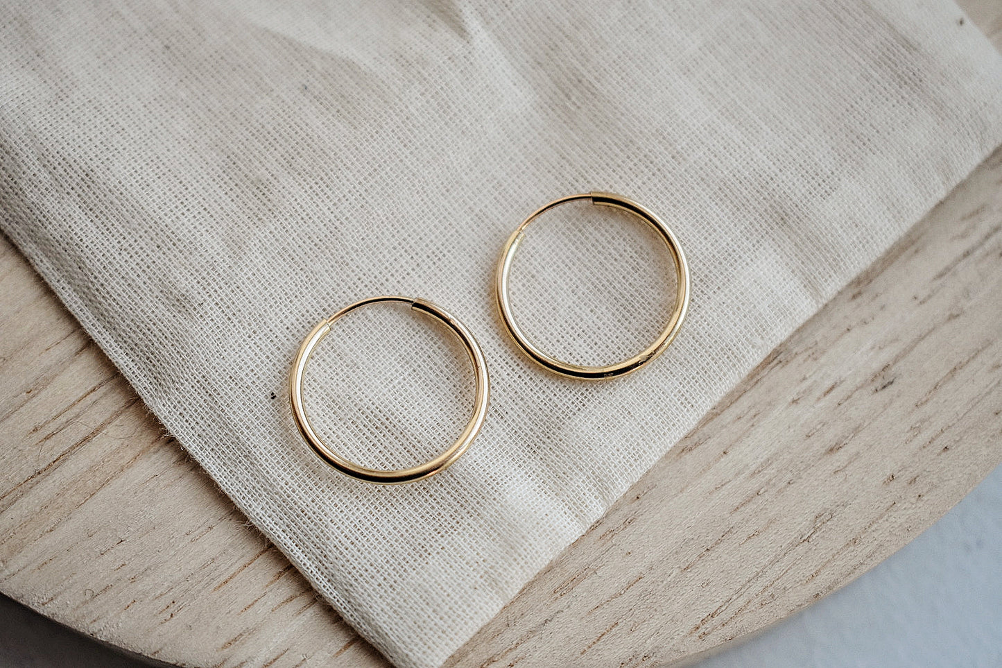 14k Gold Filled Hoop Earrings