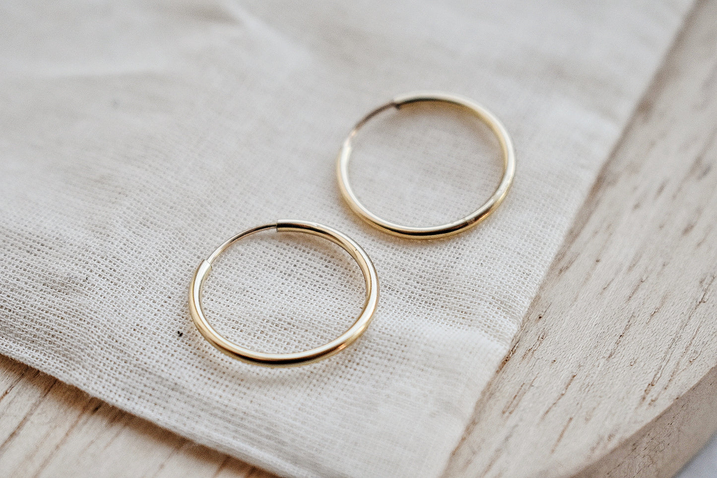 14k Gold Filled Hoop Earrings