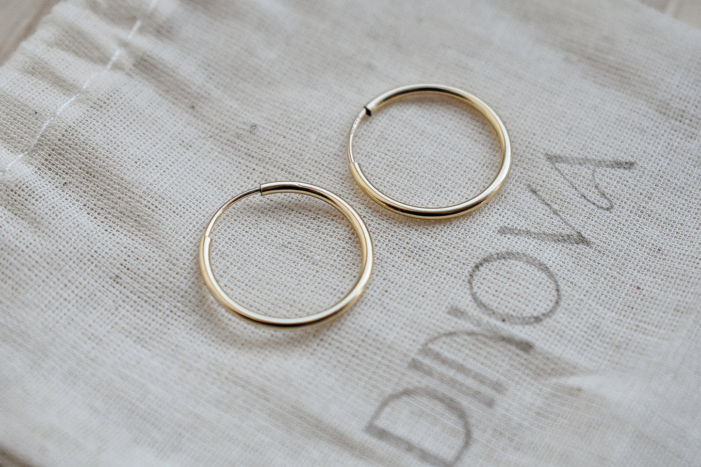 14k Gold Filled Hoop Earrings