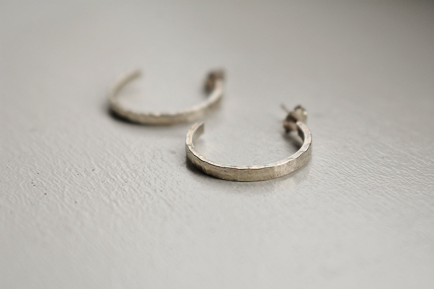 Sterling Silver Chunky Hoops