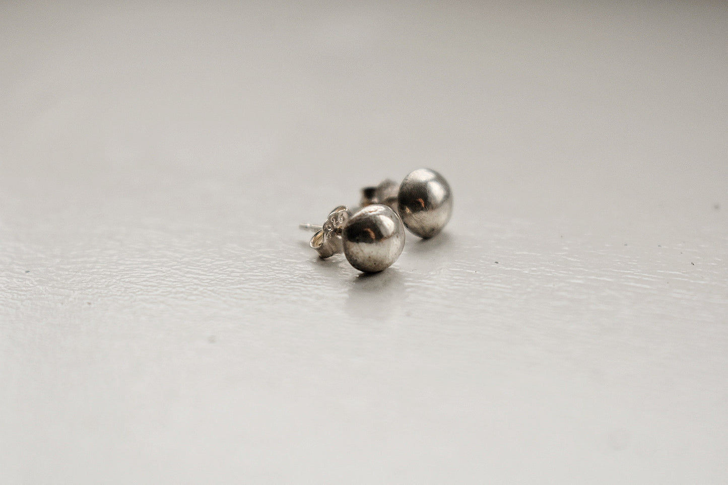 Sterling Silver Ball Stud Earrings