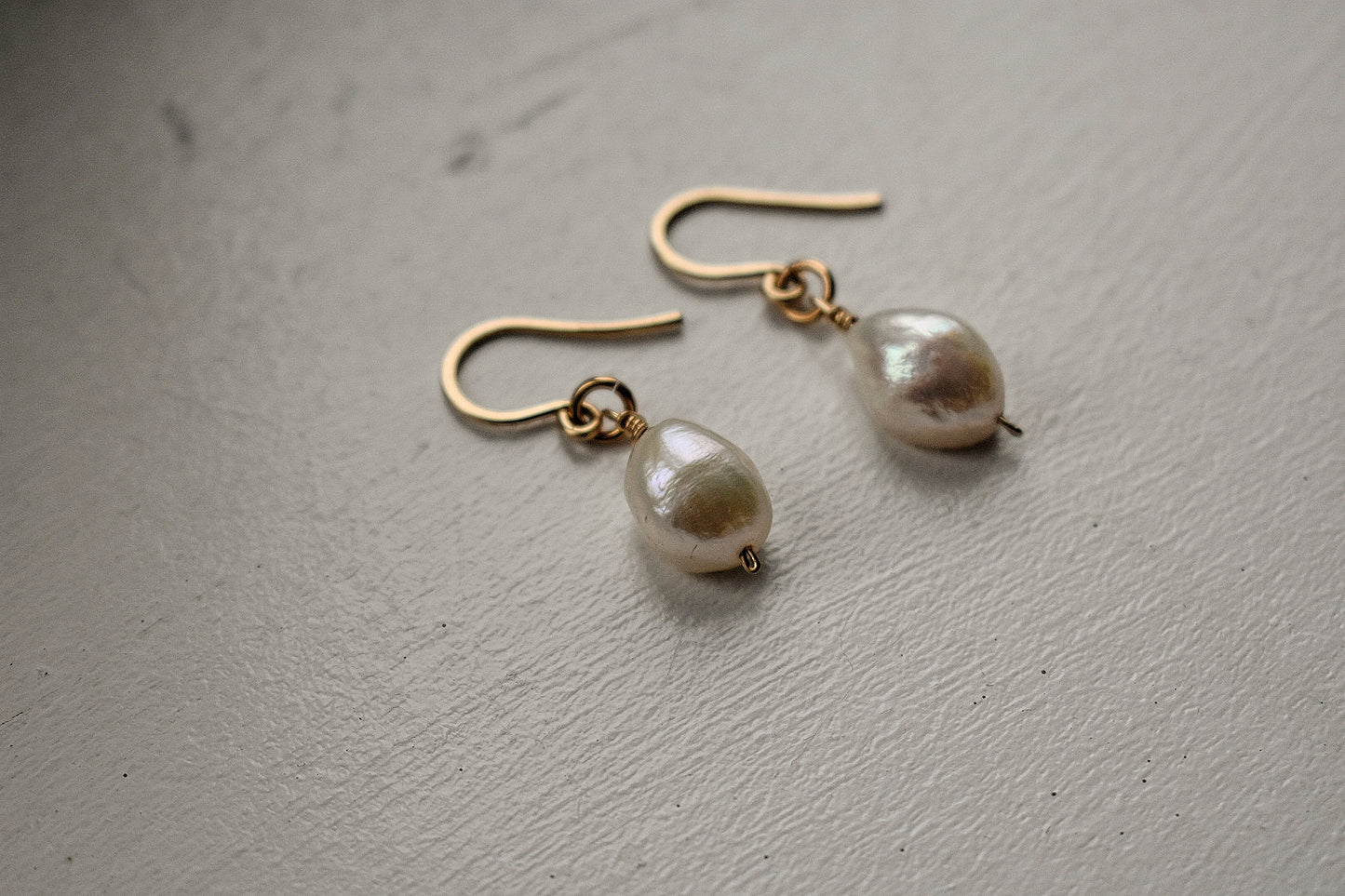 14k Gold Filled Freshwater Pearl Earrings