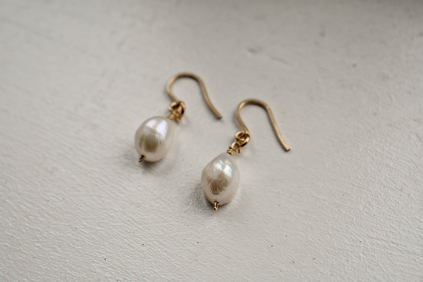 14k Gold Filled Freshwater Pearl Earrings