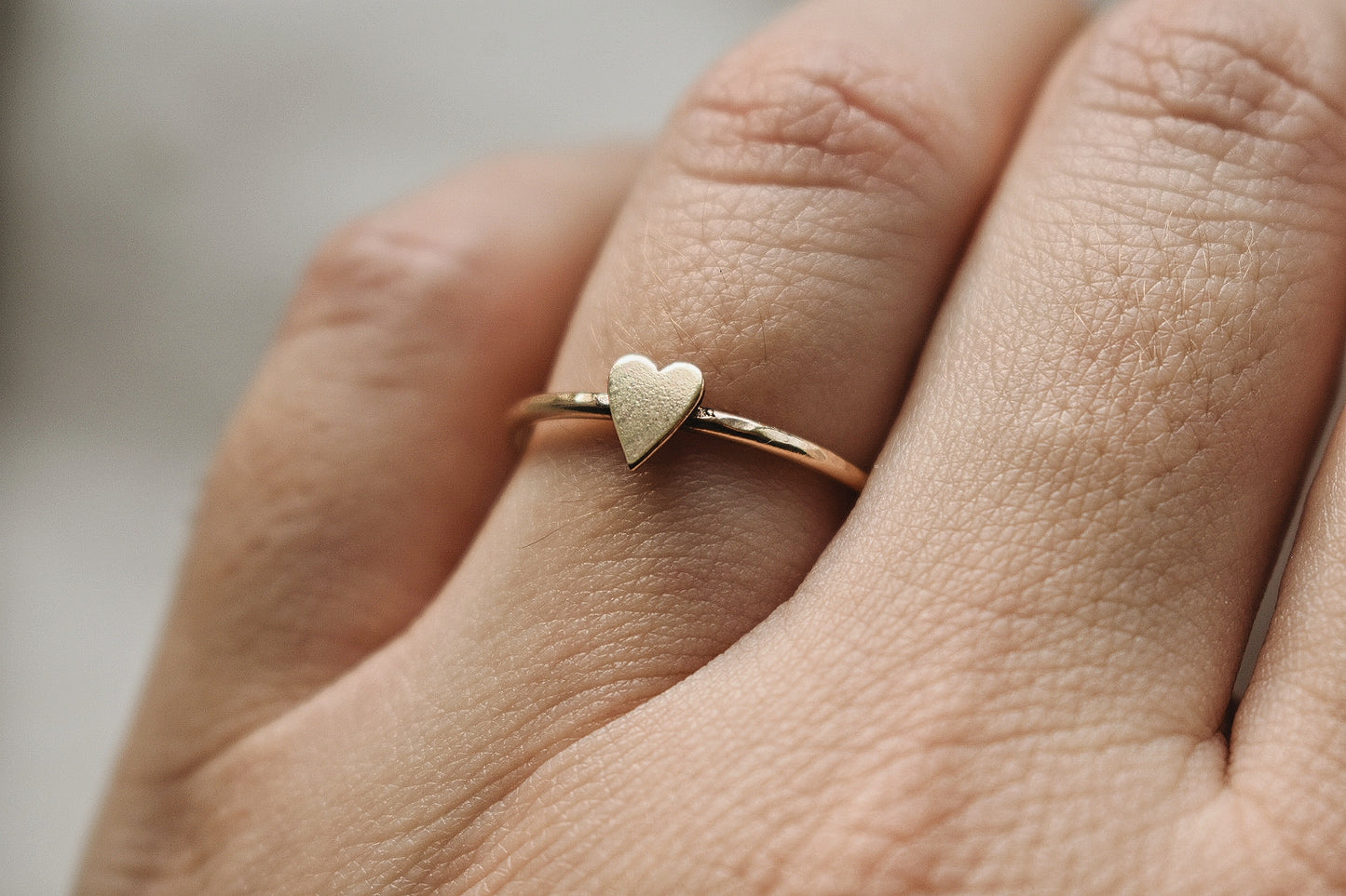 14k Gold Filled Heart Ring