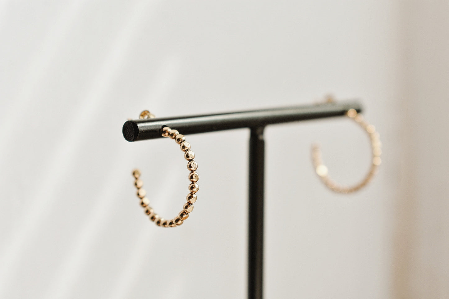 14k Gold Filled Bubble Hoops