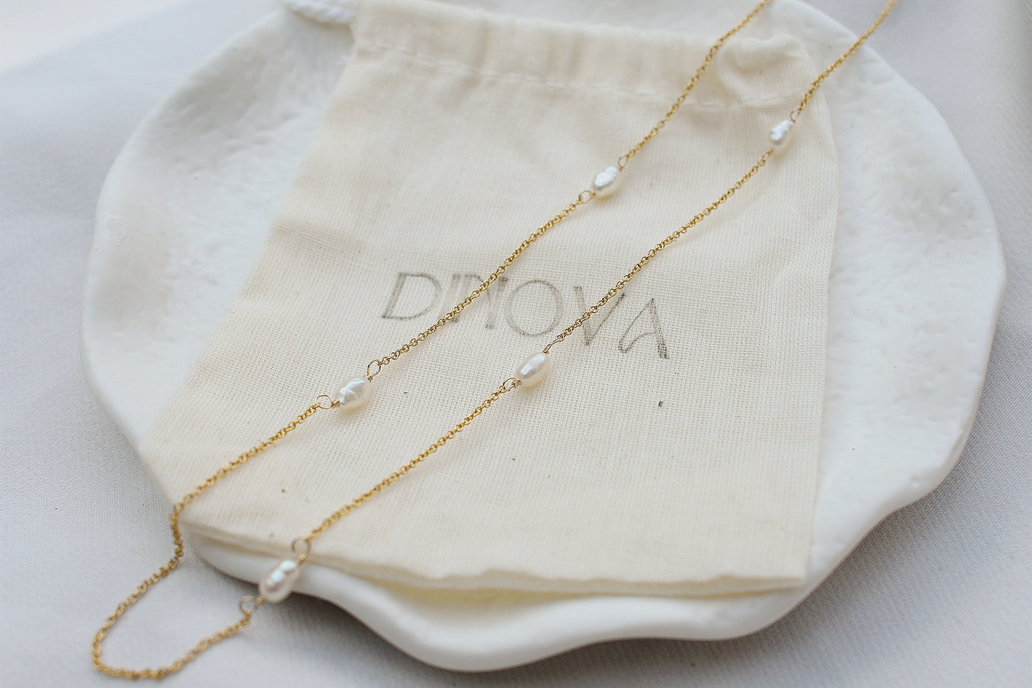 Gold Filled Freshwater Pearl Necklace