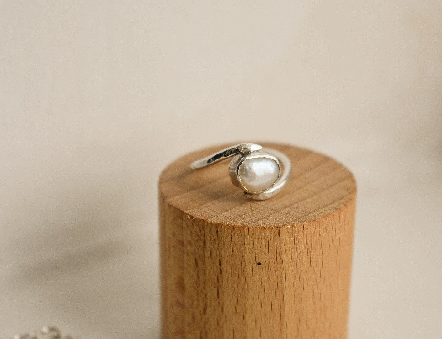 Sterling Silver Freshwater Pearl Ring