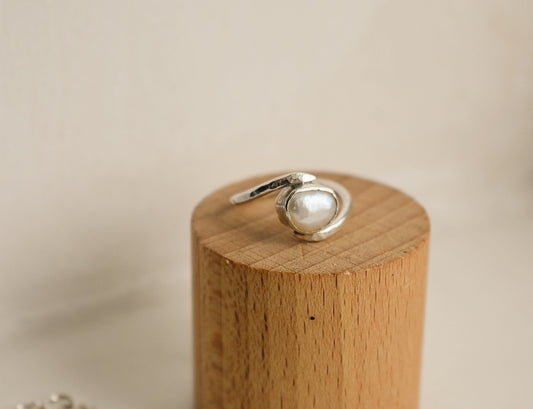 Sterling Silver Freshwater Pearl Ring