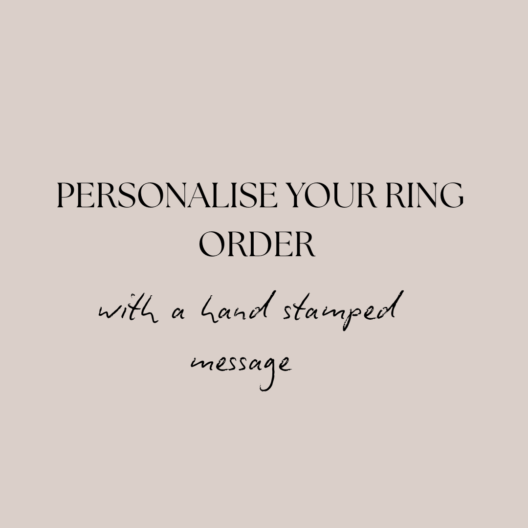 Hand Stamped Personalisation