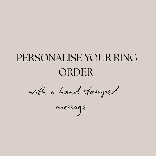 Hand Stamped Personalisation