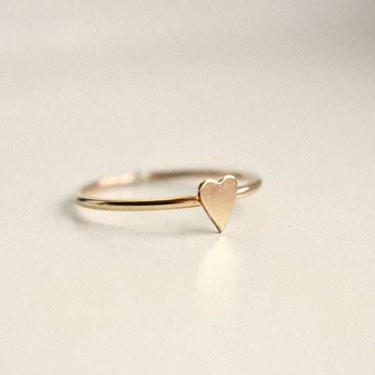 14k Gold Filled Heart Ring